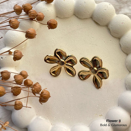 Statement Earring | STE037 | Flower II
