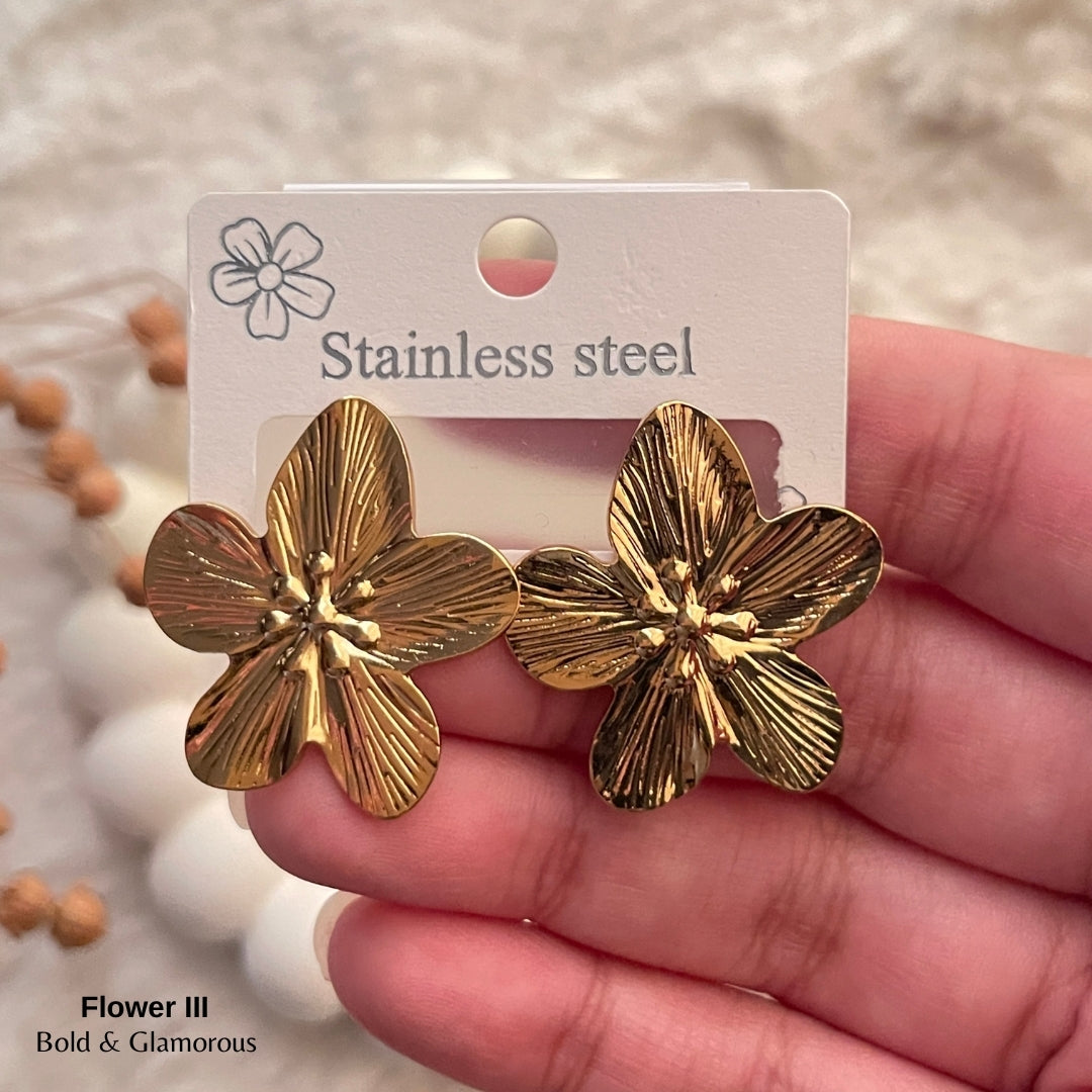 Statement Earring | STE038 | Flower III