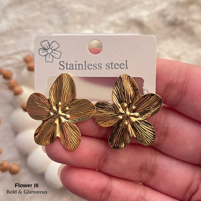 Statement Earring | STE038 | Flower III