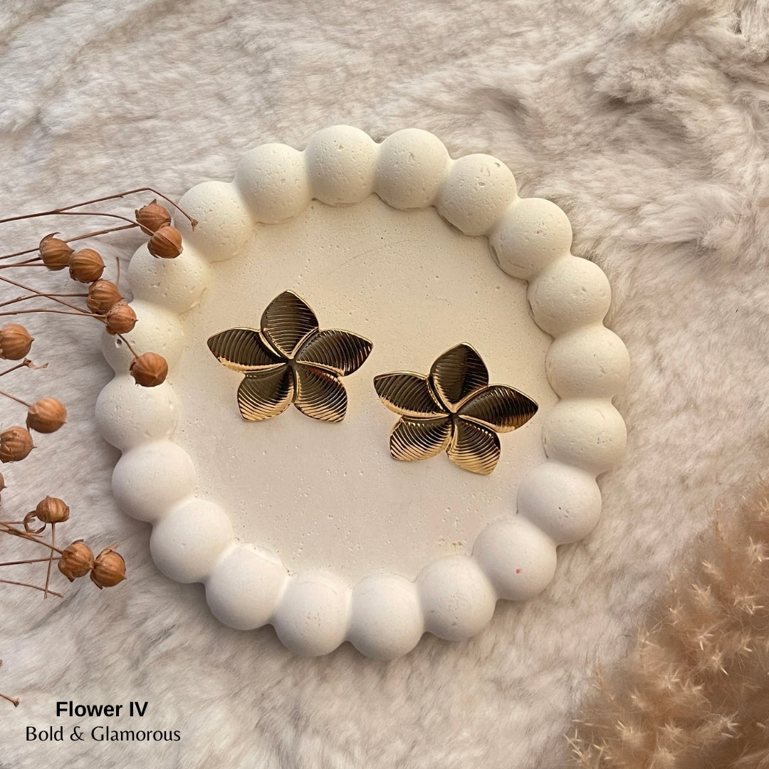 Statement Earring | STE039 | Flower IV