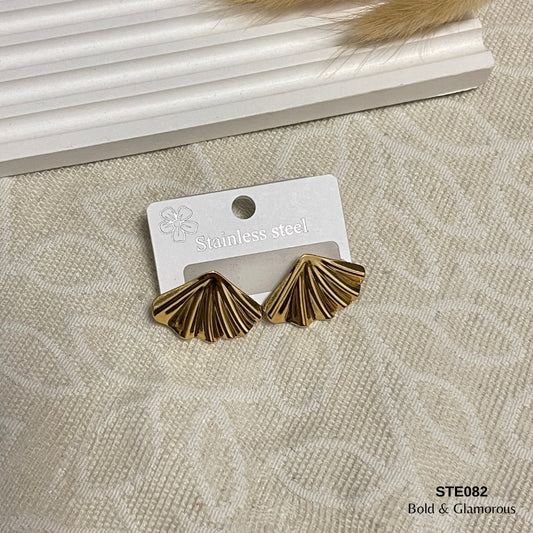 Statement Earring | STE082 | Gold