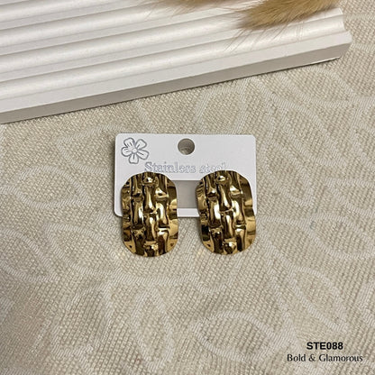 Statement Earring | STE088 | Gold