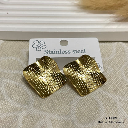 Statement Earring | STE089 | Gold