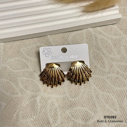 Statement Earring | STE093 | Gold
