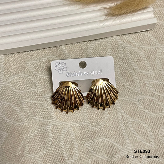 Statement Earring | STE093 | Gold