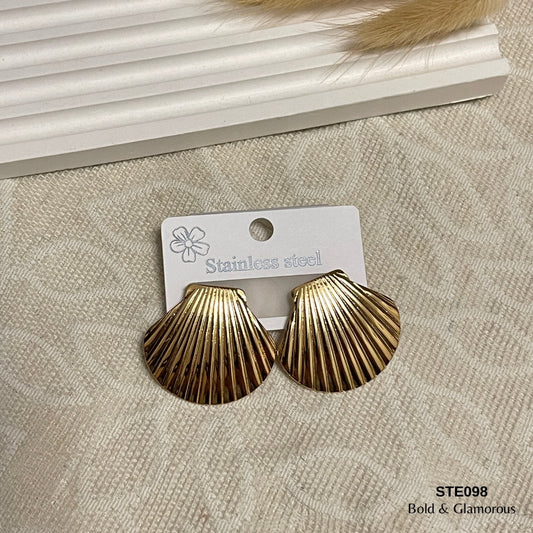 Statement Earring | STE098 | Gold