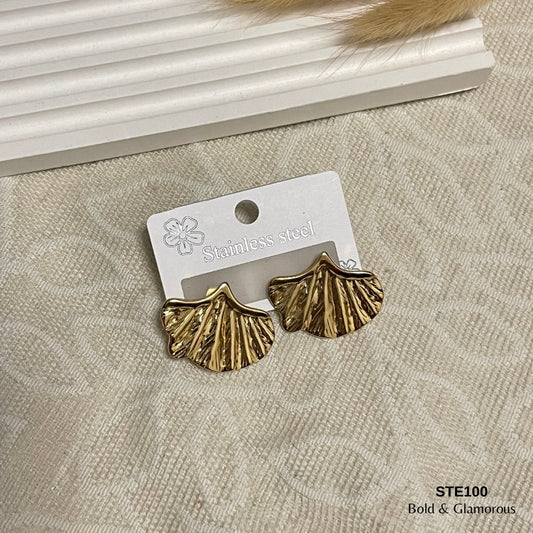 Statement Earring | STE100 | Gold