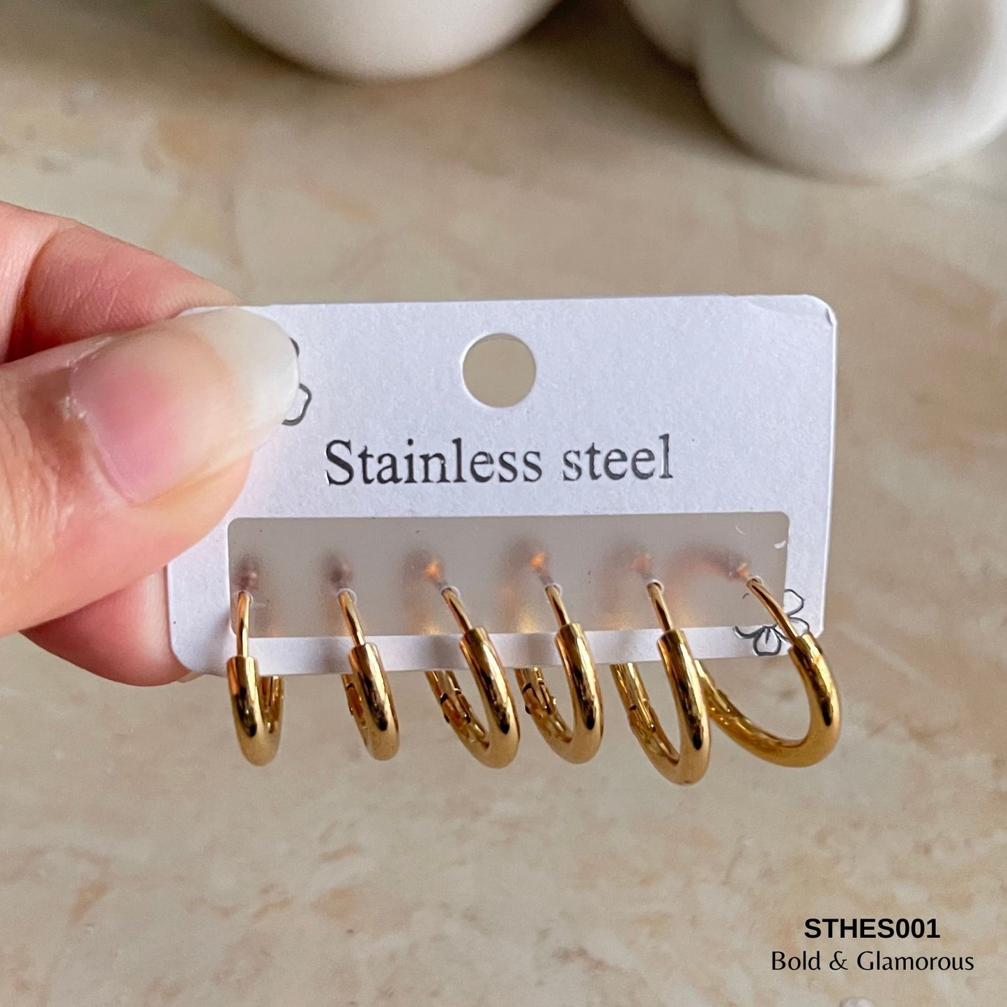 Hoop Earring Set | STHES001 | Set#1