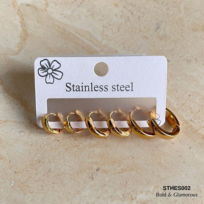 Hoop Earring Set | STHES002 | Set#2