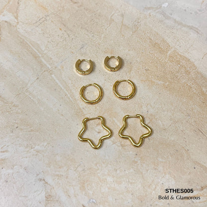 Hoop Earring Set | STHES005 | Set#5