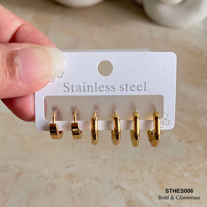 Hoop Earring Set | STHES006 | Set#6