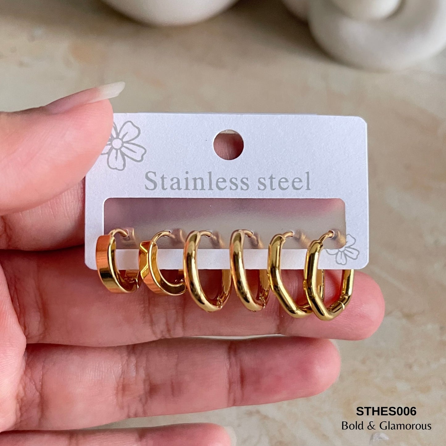 Hoop Earring Set | STHES006 | Set#6