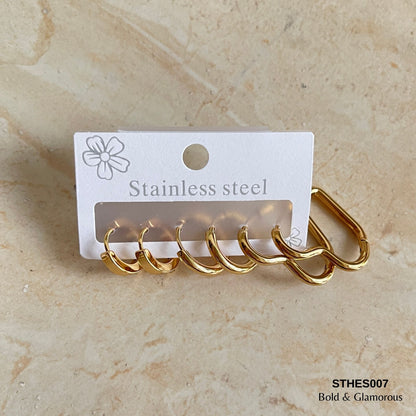 Hoop Earring Set | STHES007 | Set#7