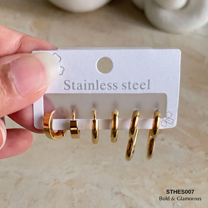 Hoop Earring Set | STHES007 | Set#7