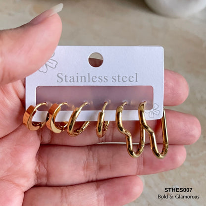 Hoop Earring Set | STHES007 | Set#7