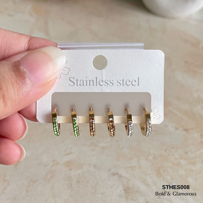 Hoop Earring Set | STHES008 | Set#8