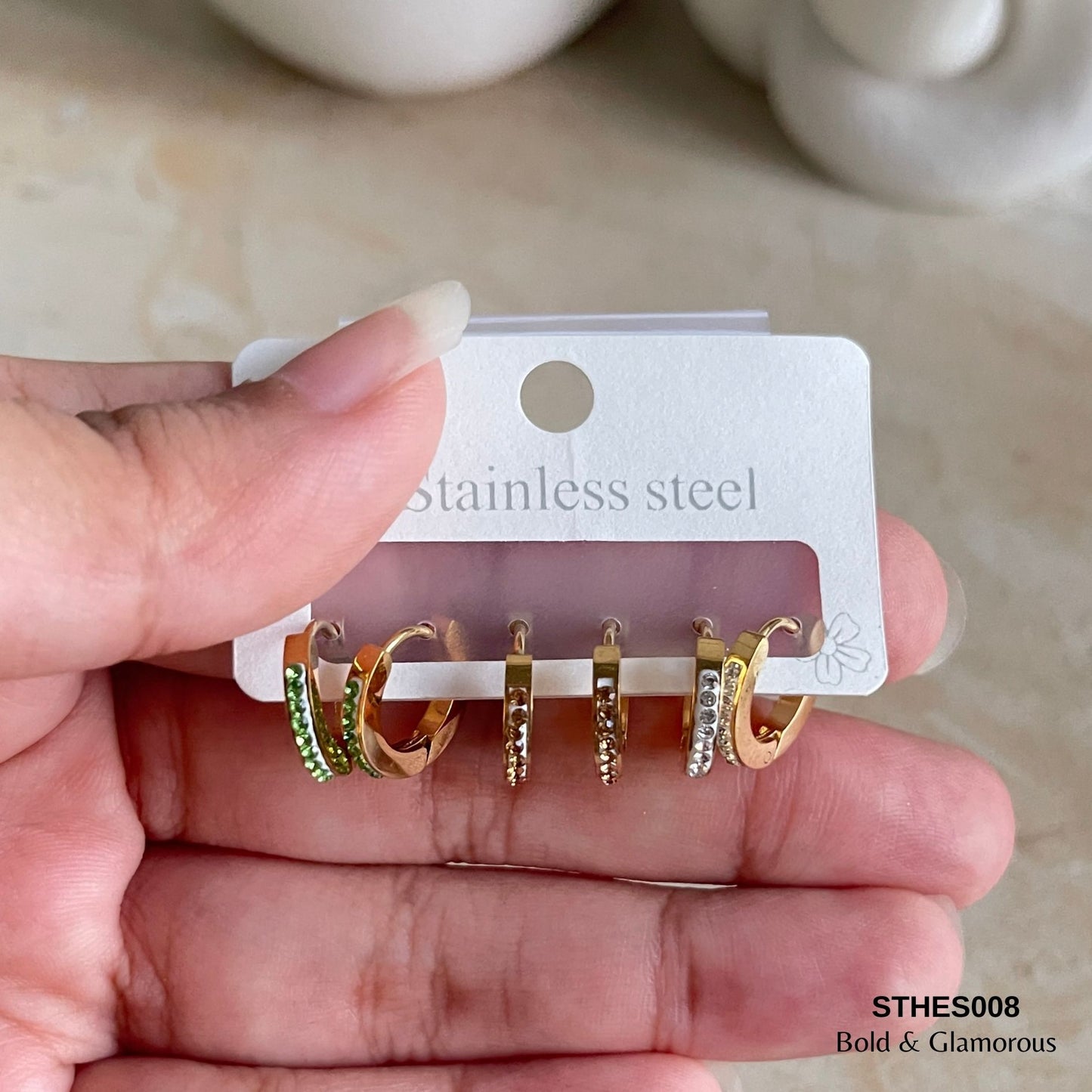 Hoop Earring Set | STHES008 | Set#8
