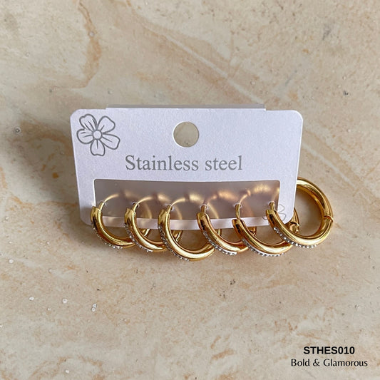 Hoop Earring Set | STHES010 | Set#10
