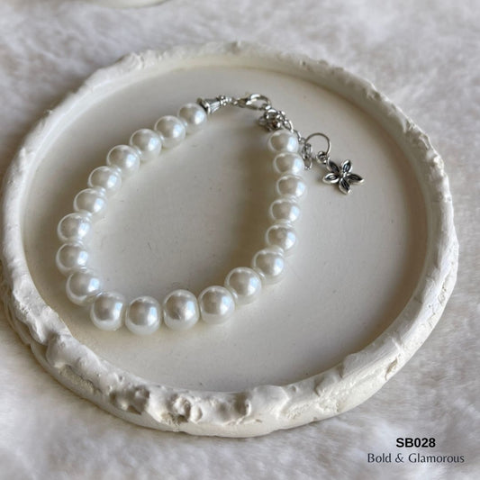 Pearl Bracelet | SB028 | Silver