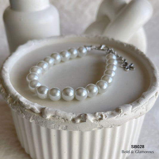 Pearl Bracelet | SB028 | Silver