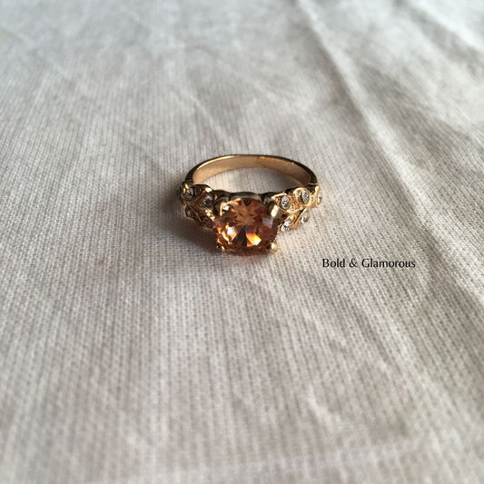 Diamond Cut Ring | DCR02 | Orange