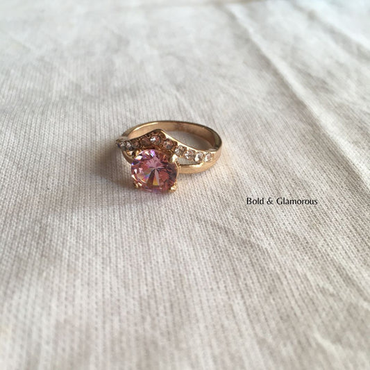 Diamond Cut Ring | DCR03 | Pink