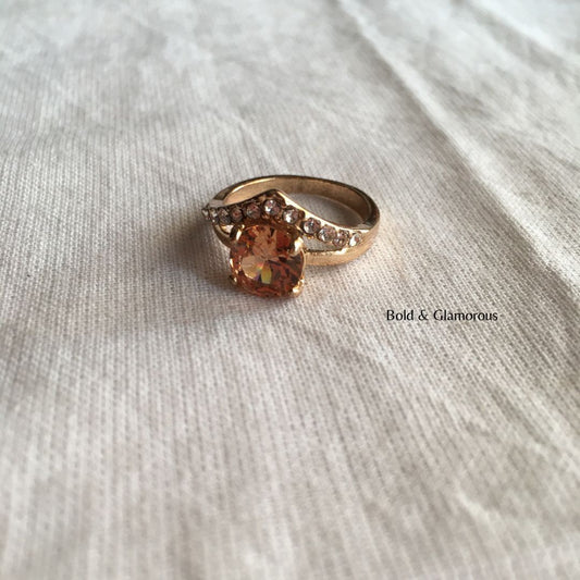 Diamond Cut Ring | DCR03 | Orange