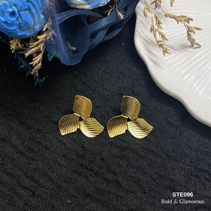 Statement Earring | STE096 | Gold