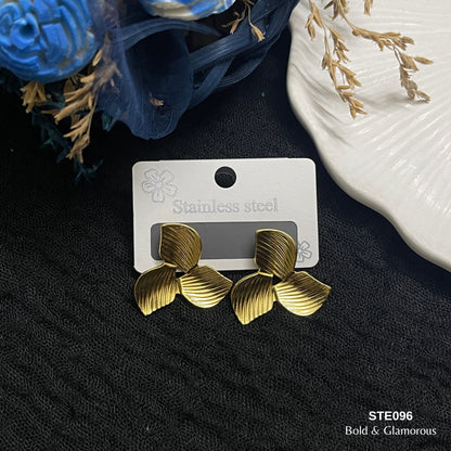 Statement Earring | STE096 | Gold