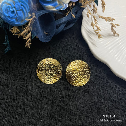 Statement Earring | STE104 | Gold