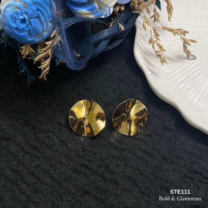 Statement Earring | STE111 | Gold