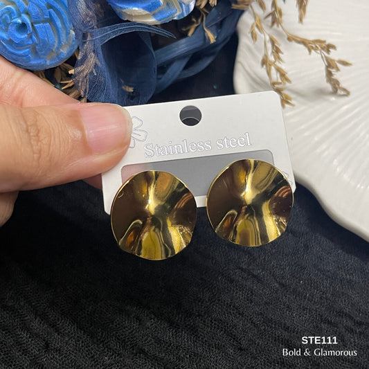 Statement Earring | STE111 | Gold