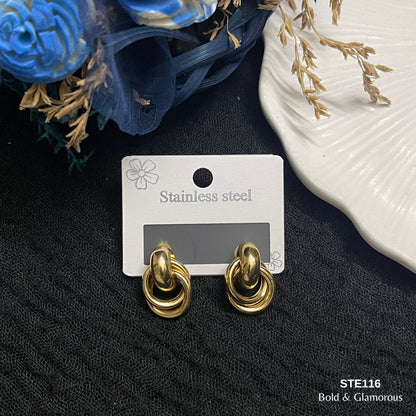 Statement Earring | STE116 | Gold