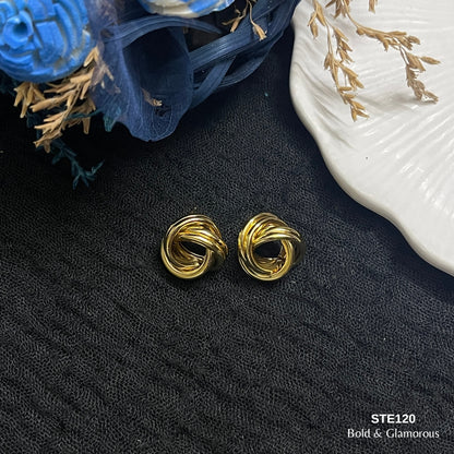 Statement Earring | STE118 | Gold