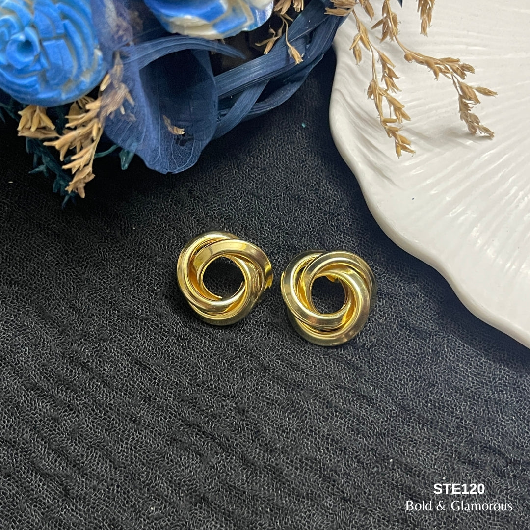 Statement Earring | STE120 | Gold