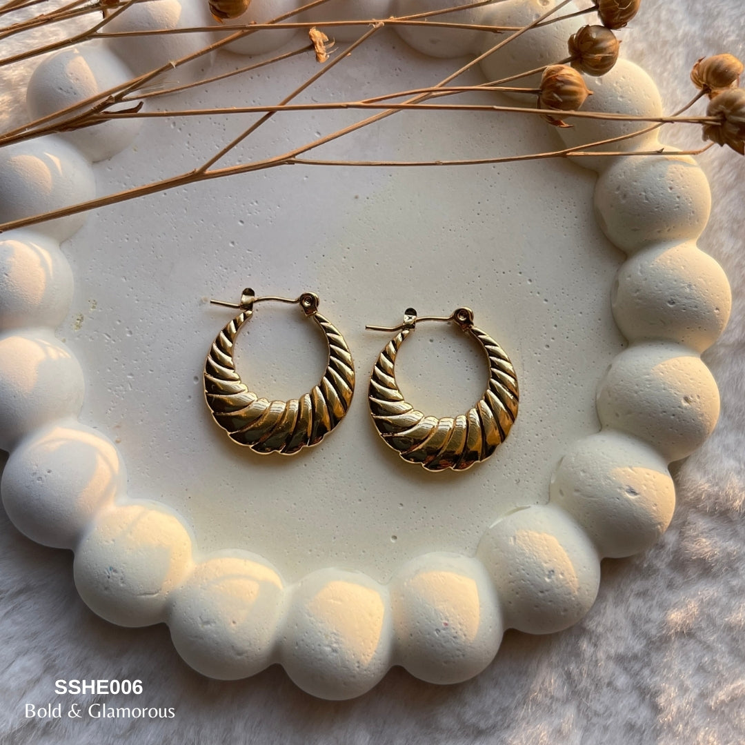 Statement Hoop Earring | SSHE006