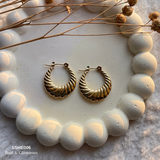 Statement Hoop Earring | SSHE006
