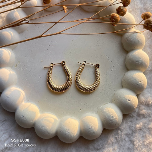 Statement Hoop Earring | SSHE008