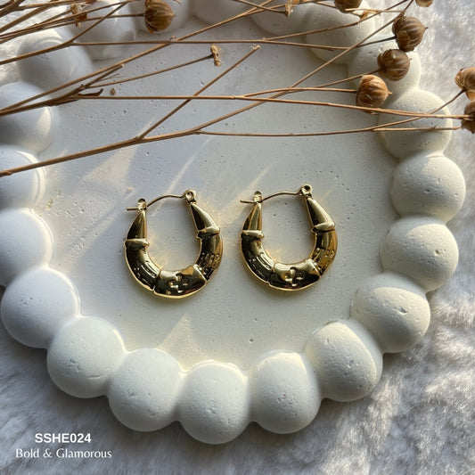 Statement Hoop Earring | SSHE024