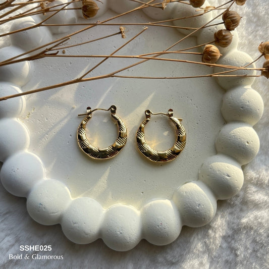 Statement Hoop Earring | SSHE025