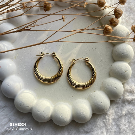 Statement Hoop Earring | SSHE034