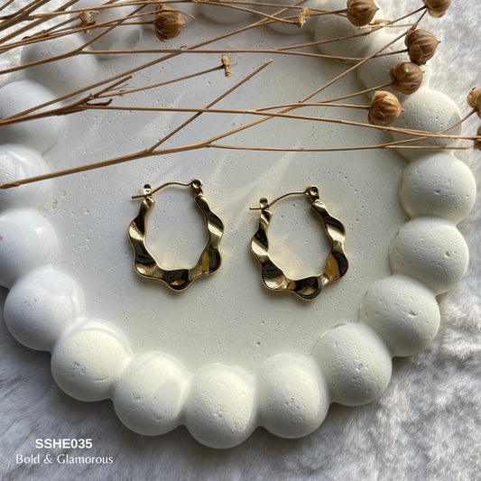 Statement Hoop Earring | SSHE035