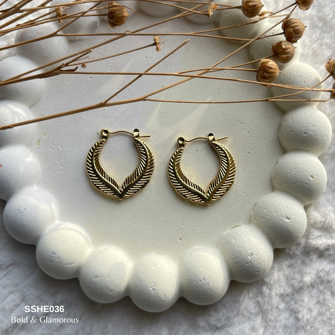 Statement Hoop Earring | SSHE036