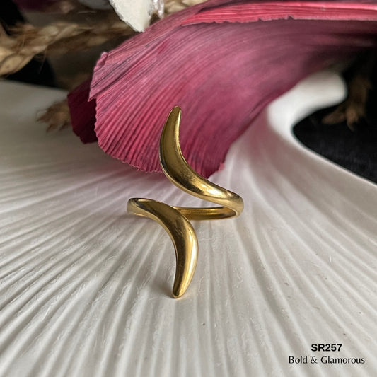 Statement Ring | SR257 | Gold
