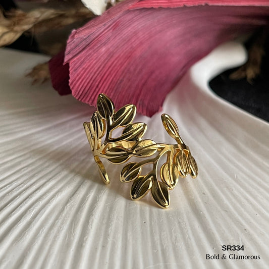 Statement Ring | SR334 | Gold