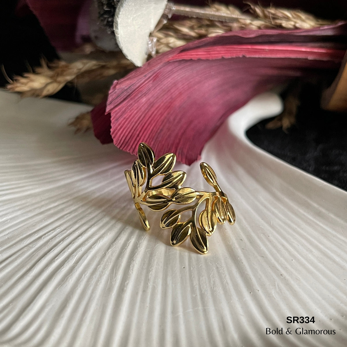 Statement Ring | SR334 | Gold