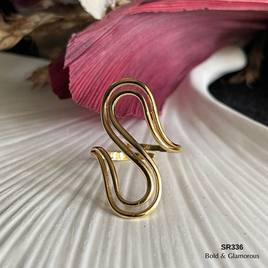 Statement Ring | SR336 | Gold