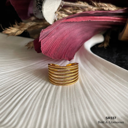 Statement Ring | SR337 | Gold