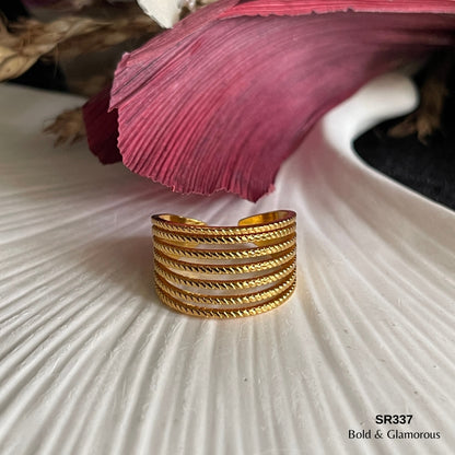 Statement Ring | SR337 | Gold