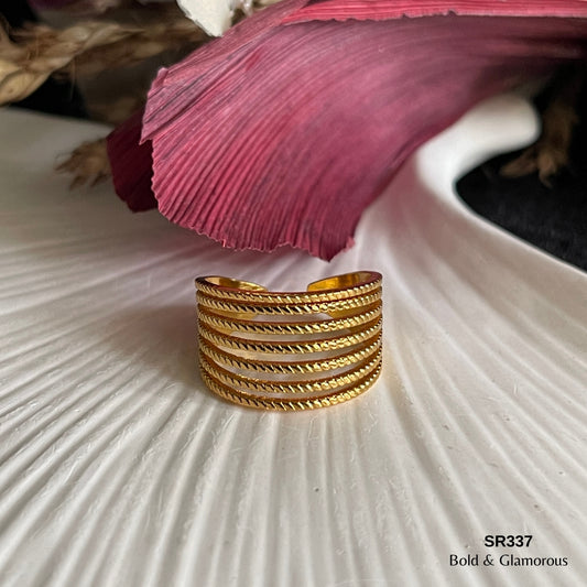 Statement Ring | SR337 | Gold